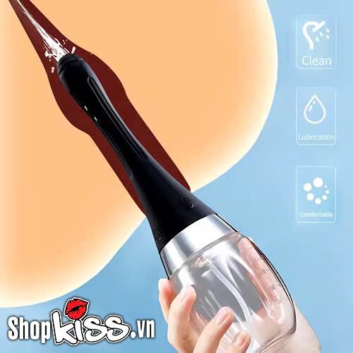  Sỉ Dụng cụ vệ sinh hậu môn tự động sạc điện Anal Cleanser cao cấp