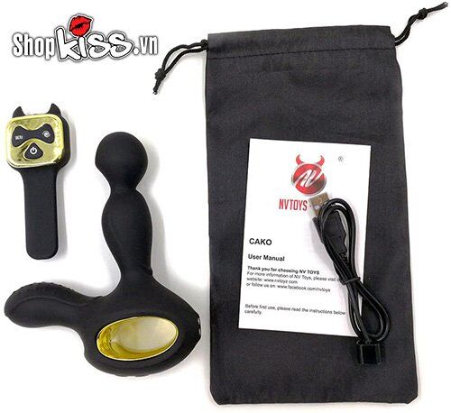 Máy Kích Thích Hậu Môn NV Toys Cako Silicone Rung Ngoáy 360 Độ Pin Sạc Máy Kích Thích Hậu Môn NV Toys Cako Silicone Rung Ngoáy 360 Độ Pin Sạc