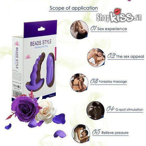 Kích thích hậu môn hình mỏ neo 10 chế độ rung silicon chống nước Kích thích hậu môn hình mỏ neo 10 chế độ rung silicon chống nước