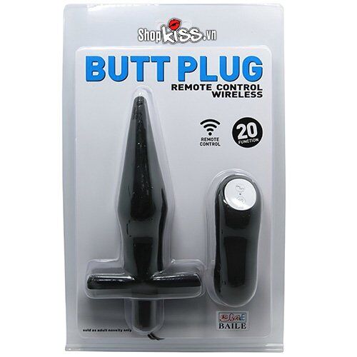 Trứng rung hậu môn Butt Plug điều khiển từ xa silicon chống nước Trứng rung hậu môn Butt Plug điều khiển từ xa silicon chống nước
