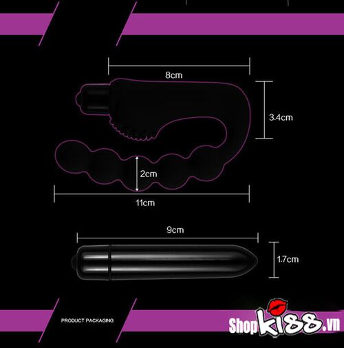 Dụng Cụ Kích Thích Hậu Môn Lovetoy Silicone Mềm Mại