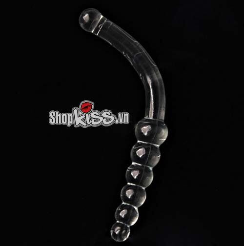 Dụng cụ mát xa hậu môn chữ L hạt tròn thoải mái an toàn Dụng cụ mát xa hậu môn chữ L hạt tròn thoải mái an toàn