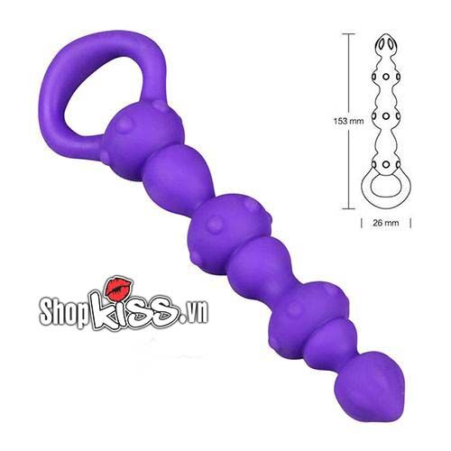 Cây gai silicon mềm dẻo an toàn kích thích hậu môn hiệu quả