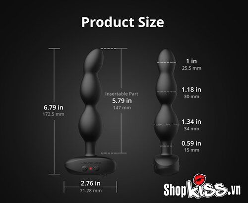  Sỉ Dụng cụ kích thích hậu môn cao cấp Lovense Ridge – Điều khiển qua app hàng mới về