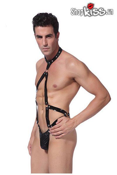 Quần Lót Nam Đai Da Gợi Cảm - Mẫu Lọt Khe Phong Cách Hoang Dã