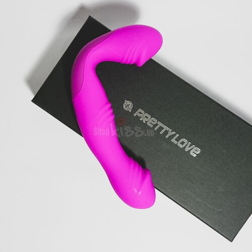 Dương vật giả silicon hai đầu Prettylove Angelo 30 chế độ rung kích thích