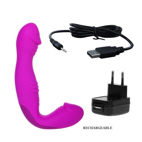  Cửa hàng bán Dương vật giả silicon hai đầu 30 kiểu rung Prettylove Angelo hàng mới về