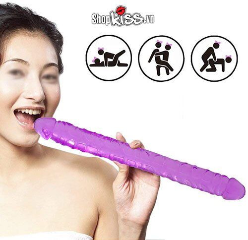 Dương Vật Silicon 2 Đầu Mềm Dài Kích Thích Sinh Lý Hiệu Quả Dương Vật Silicon 2 Đầu Mềm Dài Kích Thích Sinh Lý Hiệu Quả