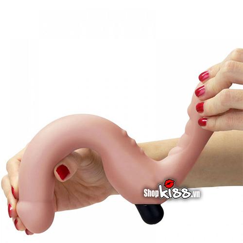  Địa chỉ bán Dương vật 2 đầu siêu mềm mịn LoveToy có rung điều khiển xa giá rẻ