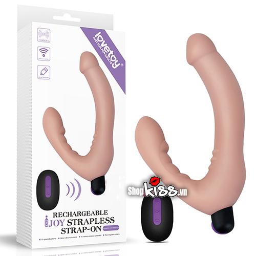  Địa chỉ bán Dương vật 2 đầu siêu mềm mịn LoveToy có rung điều khiển xa giá rẻ