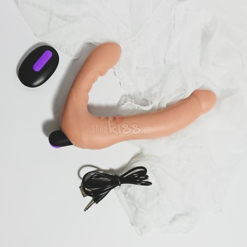  Địa chỉ bán Dương vật 2 đầu siêu mềm mịn LoveToy có rung điều khiển xa giá rẻ