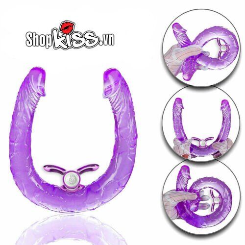  Đánh giá Dương vật giả 2 đầu có nhánh rung siêu kích thích hàng mới về