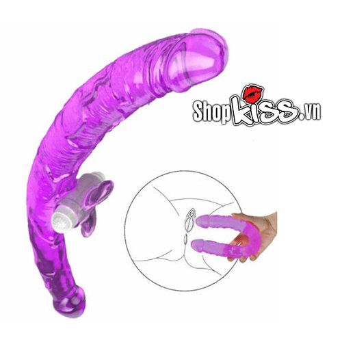  Đánh giá Dương vật giả 2 đầu có nhánh rung siêu kích thích hàng mới về