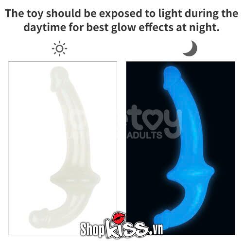  Thông tin Dương vật giả 2 đầu trong suốt dành cho Les Lovetoy Lumino Play – Phát quang ban đêm hàng xách tay