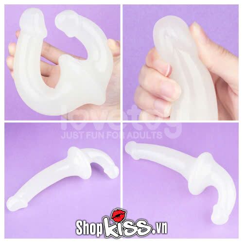  Thông tin Dương vật giả 2 đầu trong suốt dành cho Les Lovetoy Lumino Play – Phát quang ban đêm hàng xách tay