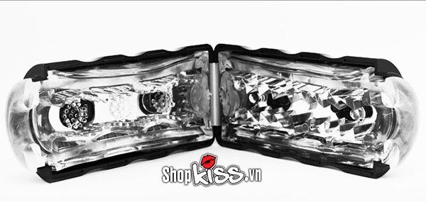 Cốc Thủ Dâm Youcup Tách Đôi Silicon Cao Cấp Mềm Mại Đen Trắng