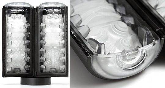 Cốc thủ dâm tách đôi Tenga Flip 2G đen silicon cao cấp cho nam cực đã