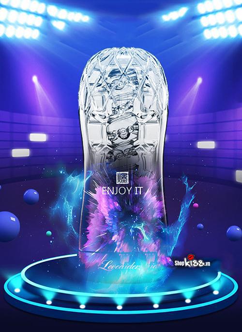 Cốc thủ dâm trong suốt LoveAider siêu mượt tiện lợi hấp dẫn