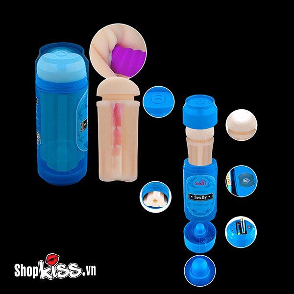 Âm đạo giả hình lon bia Sexby, cảm giác thật, giá tốt