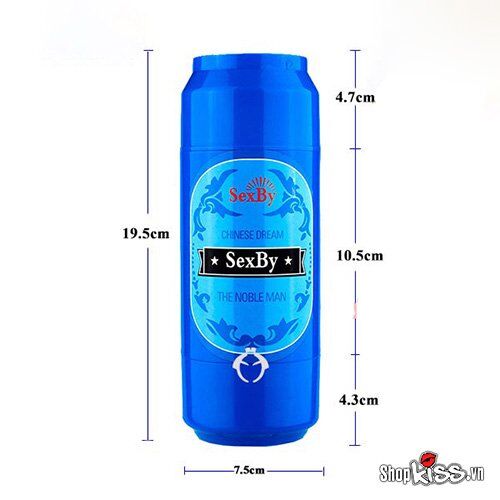 Âm đạo giả hình lon bia Sexby, cảm giác thật, giá tốt