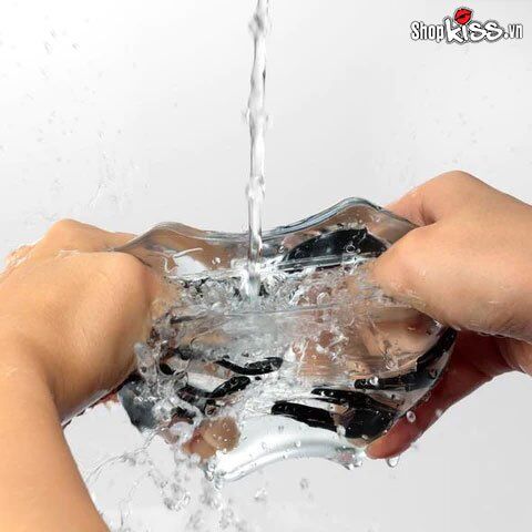 Âm đạo giả Tenga Crysta Leaf dạng cốc trong suốt siêu thực