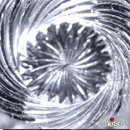 Âm đạo giả Tenga Crysta Leaf dạng cốc trong suốt siêu thực