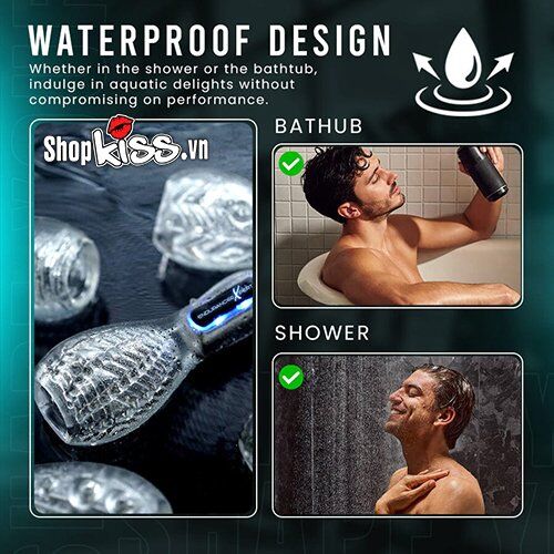 Âm đạo giả cốc trong suốt thiết kế độc đáo kích thích tối đa