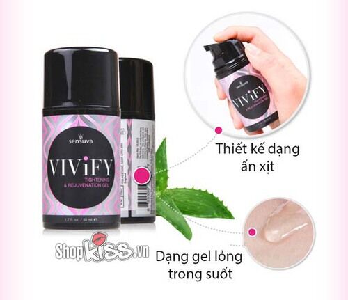  Review Gel bôi se khít âm đạo tăng khoái cảm Sensuva Vivify nhập khẩu
