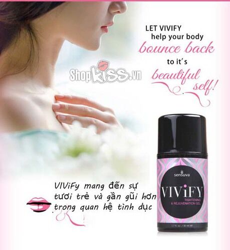  Review Gel bôi se khít âm đạo tăng khoái cảm Sensuva Vivify nhập khẩu