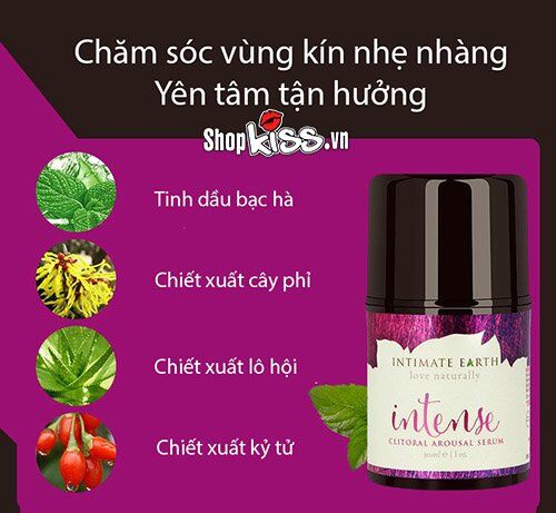  Bán Gel bôi tăng khoái cảm cho nữ Intense Intimate Earth tốt nhất