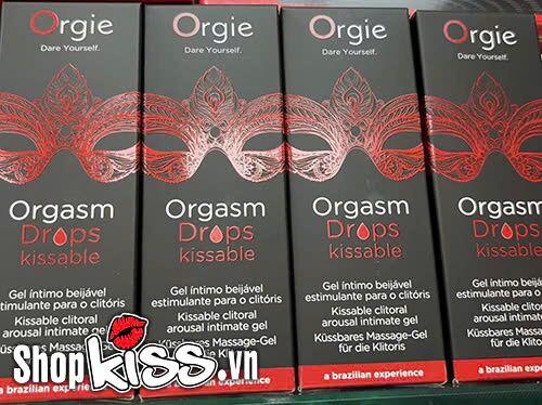  Kho sỉ Gel bôi tăng khoái cảm nữ có thể nếm được Orgie Orgasm Drops Kissable hàng mới về