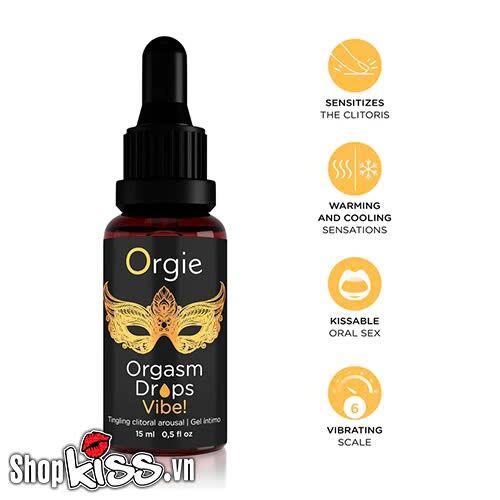  Bỏ sỉ Dung dịch kích thích khoái cảm Orgie Orgasm Drops Vibe giá sỉ