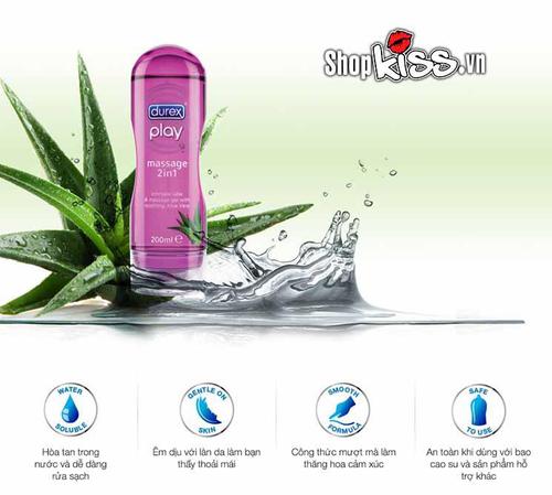  Giá sỉ Gel bôi trơn Durex Play Massage – Chính hãng cao cấp