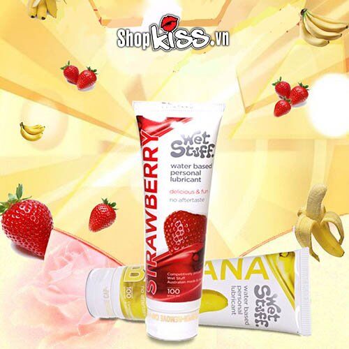  Giá sỉ Gel bôi trơn gốc nước hương dâu Wet Stuff Strawberry giá tốt