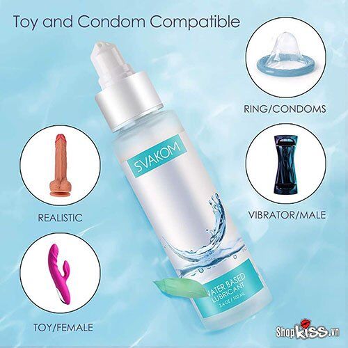 Gel bôi trơn âm đạo Svakom gốc nước 100ml an toàn không gây kích ứng Gel bôi trơn âm đạo Svakom gốc nước 100ml an toàn không gây kích ứng