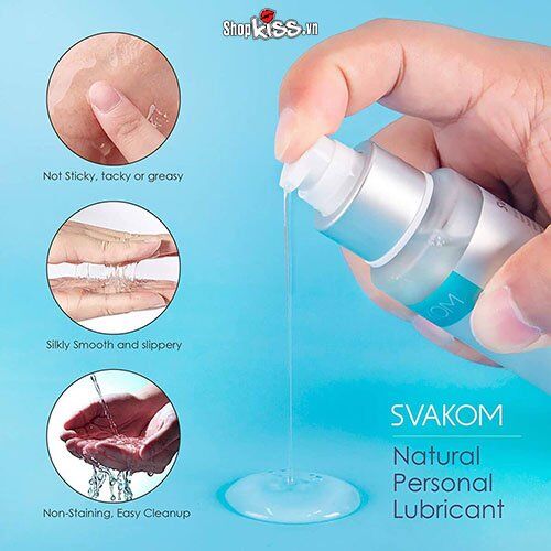 Gel bôi trơn âm đạo Svakom gốc nước 100ml an toàn không gây kích ứng Gel bôi trơn âm đạo Svakom gốc nước 100ml an toàn không gây kích ứng