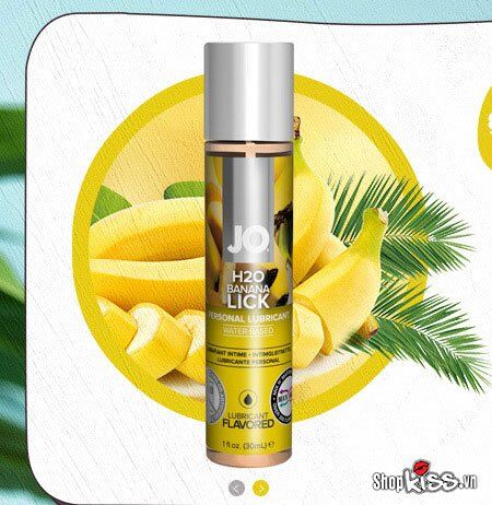  Bán Gel bôi trơn Mỹ JO H2O hương Cherry Burst – Banana Lick nếm được – 30ml giá sỉ