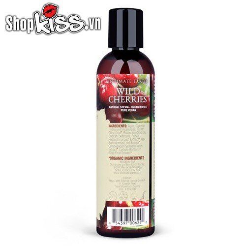  Thông tin Gel bôi trơn nếm được Intimate Earth Wild Cherries Oral Pleasure Glide 120ml giá sỉ