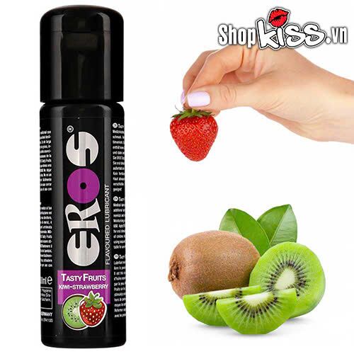  Phân phối Gel bôi trơn hương trái cây Kiwi Strawberry nếm được Eros Tasty Fruits – Dành cho Oral sex hàng mới về