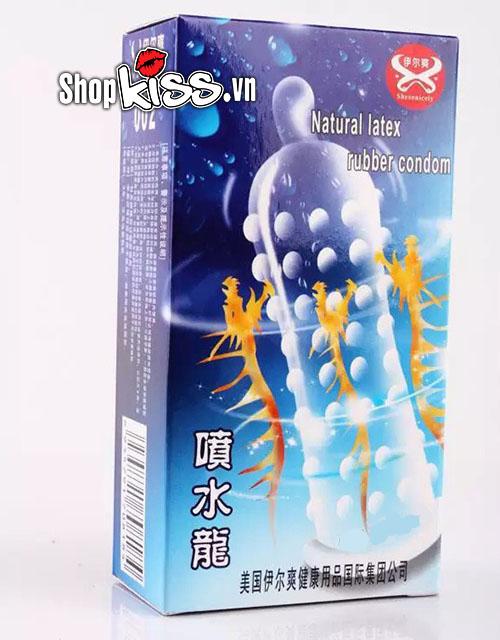  Bán Bao cao su siêu gân gai Super Gold Nhật – Hộp 2 cái giá sỉ