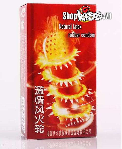 Bán Bao cao su siêu gân gai Super Gold Nhật – Hộp 2 cái giá sỉ