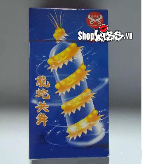  Bán Bao cao su siêu gân gai Super Gold Nhật – Hộp 2 cái giá sỉ