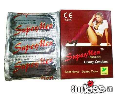  Kho sỉ Bao cao su giá rẻ Super Men cao cấp