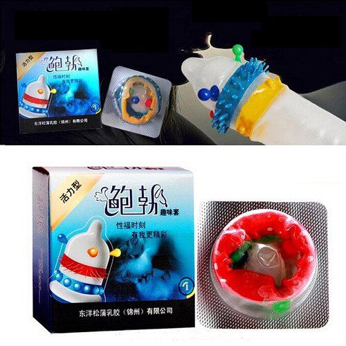 Bao cao su siêu gai râu tăng khoái cảm kích thích điểm G mềm mại Bao cao su siêu gai râu tăng khoái cảm kích thích điểm G mềm mại
