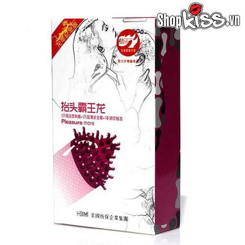 Bao cao su gai râu bi mềm mại kích thích điểm G nam sử dụng tiện lợi