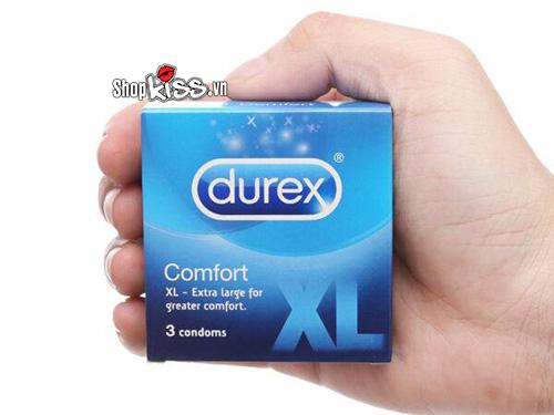 Đánh giá Bao cao su size lớn Durex Comfort – Hộp 3 cái hàng mới về