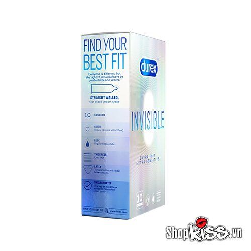  Nơi bán Bao cao su siêu mỏng Durex Invisible Extra Thin Extra Sensitive loại tốt