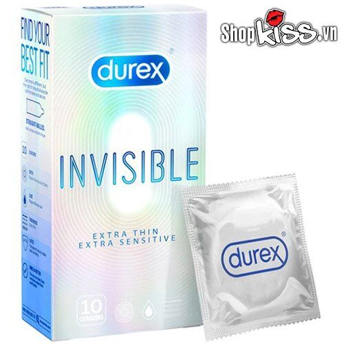  Nơi bán Bao cao su siêu mỏng Durex Invisible Extra Thin Extra Sensitive loại tốt