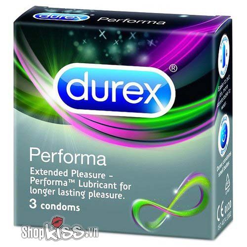  Mua Bao cao su kéo dài thời gian Durex Performa – Hộp 3 cái có tốt không?