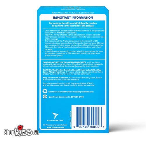  Cửa hàng bán Bao cao su Durex XXL size lớn – Hộp 12 cái mới nhất